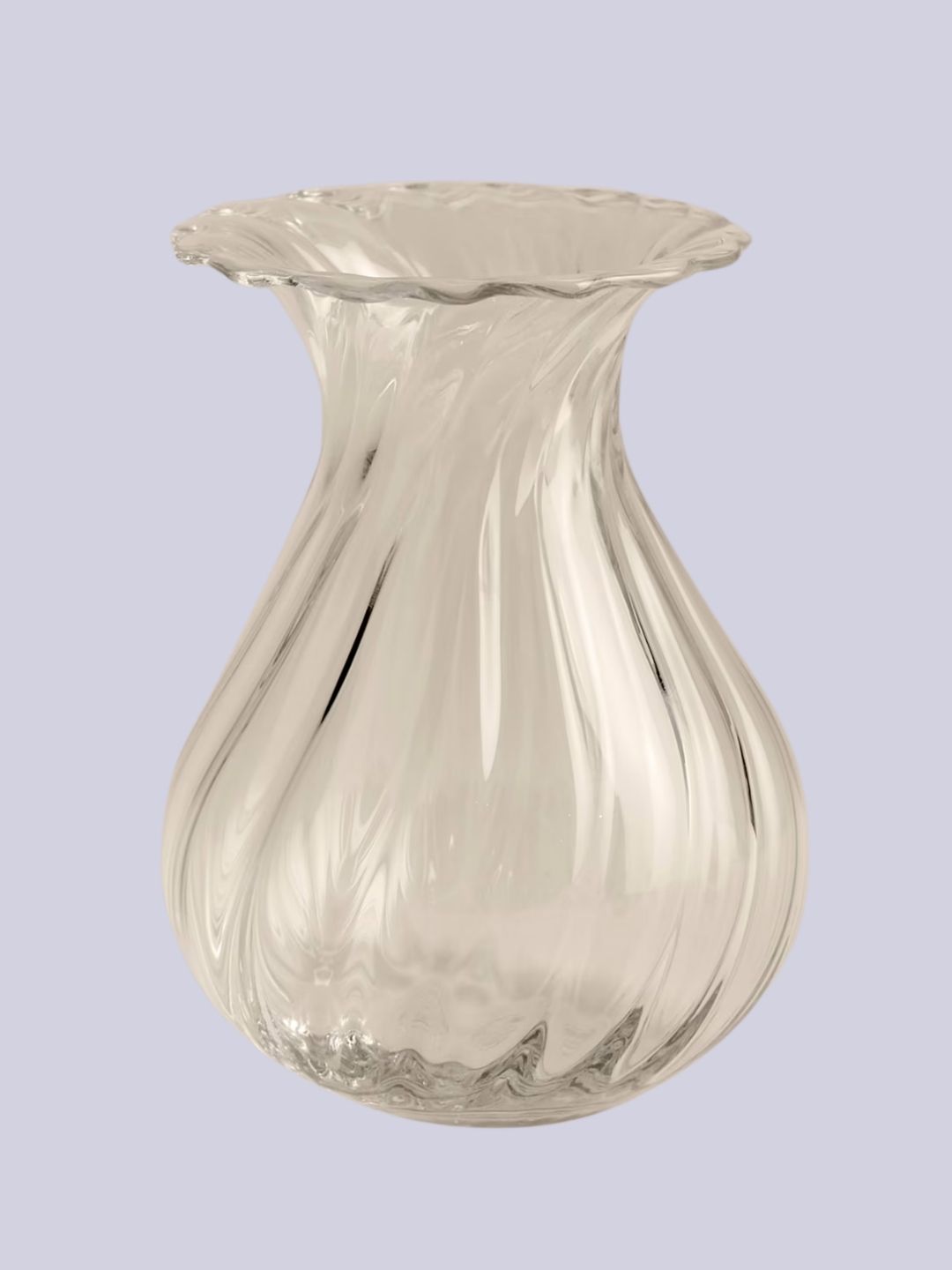 M&amp;amp;S, Small Fluted Glass Bouquet Vase