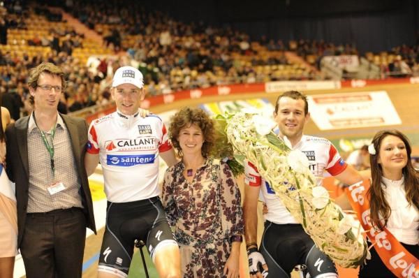 The prize for the Madison went to the Danish pair.