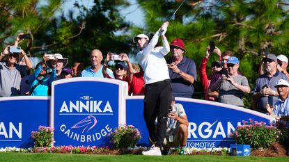 Caitlin Clark at the pro-am for The Annika