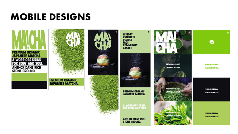website mockups