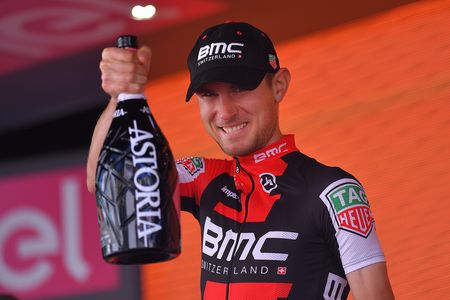 All smiles now for Tejay van Garderen on the podium