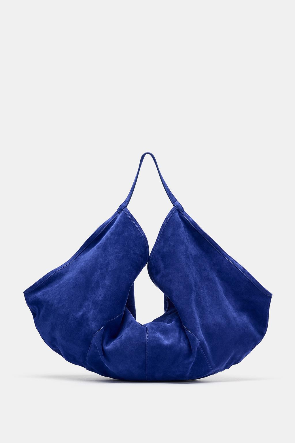 Zara, Suede Bucket Bag