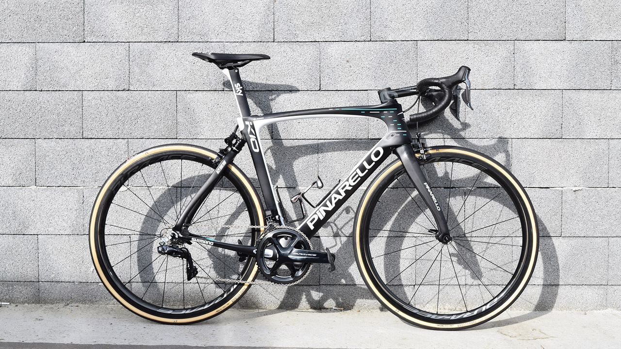 Geraint Thomas' Pinarello Dogma K10 for the 2018 Paris-Roubaix