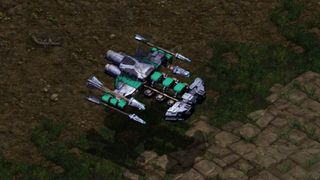 A Terran Battlecruiser in StarCraft Remastered