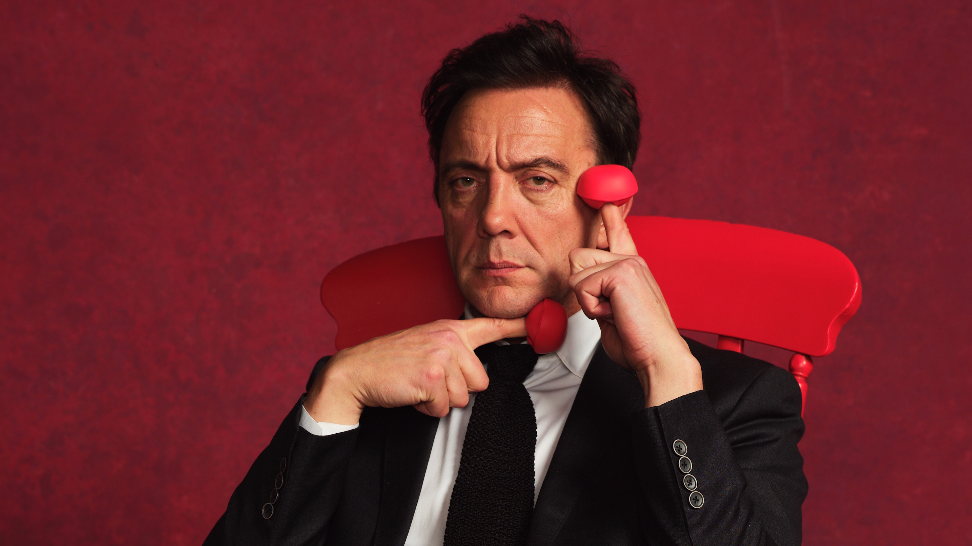 MANCHESTER, UNITED KINGDOM - MARCH 20: Peter Serafinowicz poses for a portrait during the Red Nose Day night of TV for Comic Relief on March 20, 2026 in Manchester, England. Comic Relief is live from MediaCityUk in Salford on BBC One and iPlayer. (Photo by Danny North/Comic Relief/Getty Images)