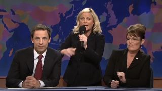 Seth Meyers, Amy Poehler, and Sarah Palin on SNL