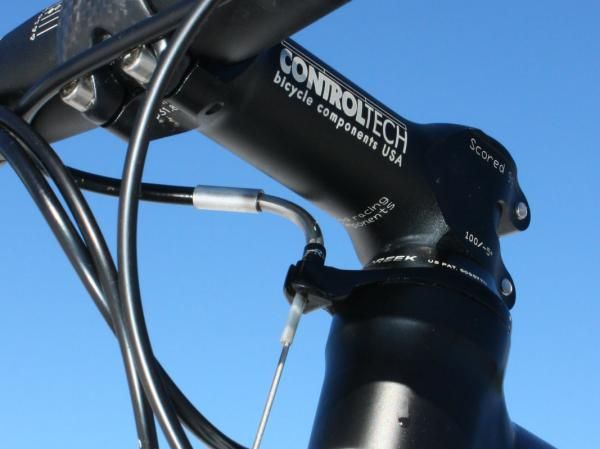 Thorne pays an awful lot of attention to detail on his team's bikes, including boring out brake housing ferrules and fabricating custom noodles for some of the smoothest and lightest-feeling 'cross brakes we've encountered.