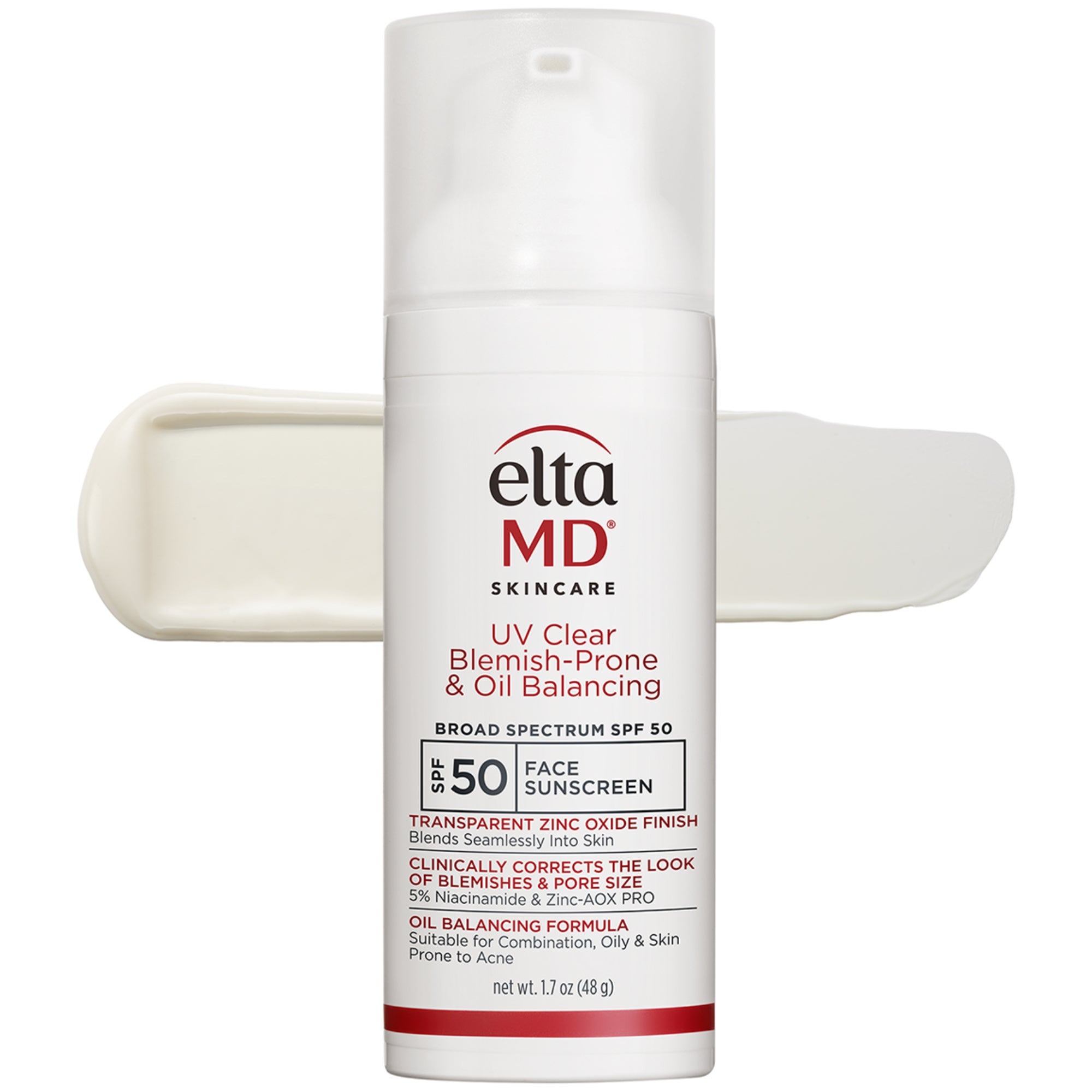 EltaMD, Uv Clear Acne Blemish-Prone &amp; Oil Balancing Spf 50