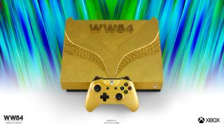 Wonder Woman Golden Armor Xbox One X Console