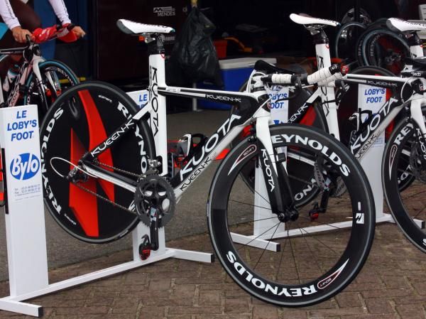 Ag2R tackled the Giro d'Italia prologue on Kuota's Kueen-K.