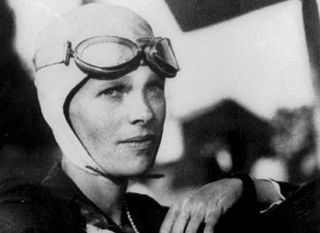 Famous aviator Amelia Earhart.