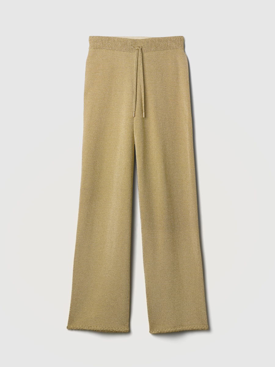 Gap x Cult Gaia, Metallic Wide Leg Pants