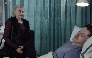Bethany visits Ryan in hospital.