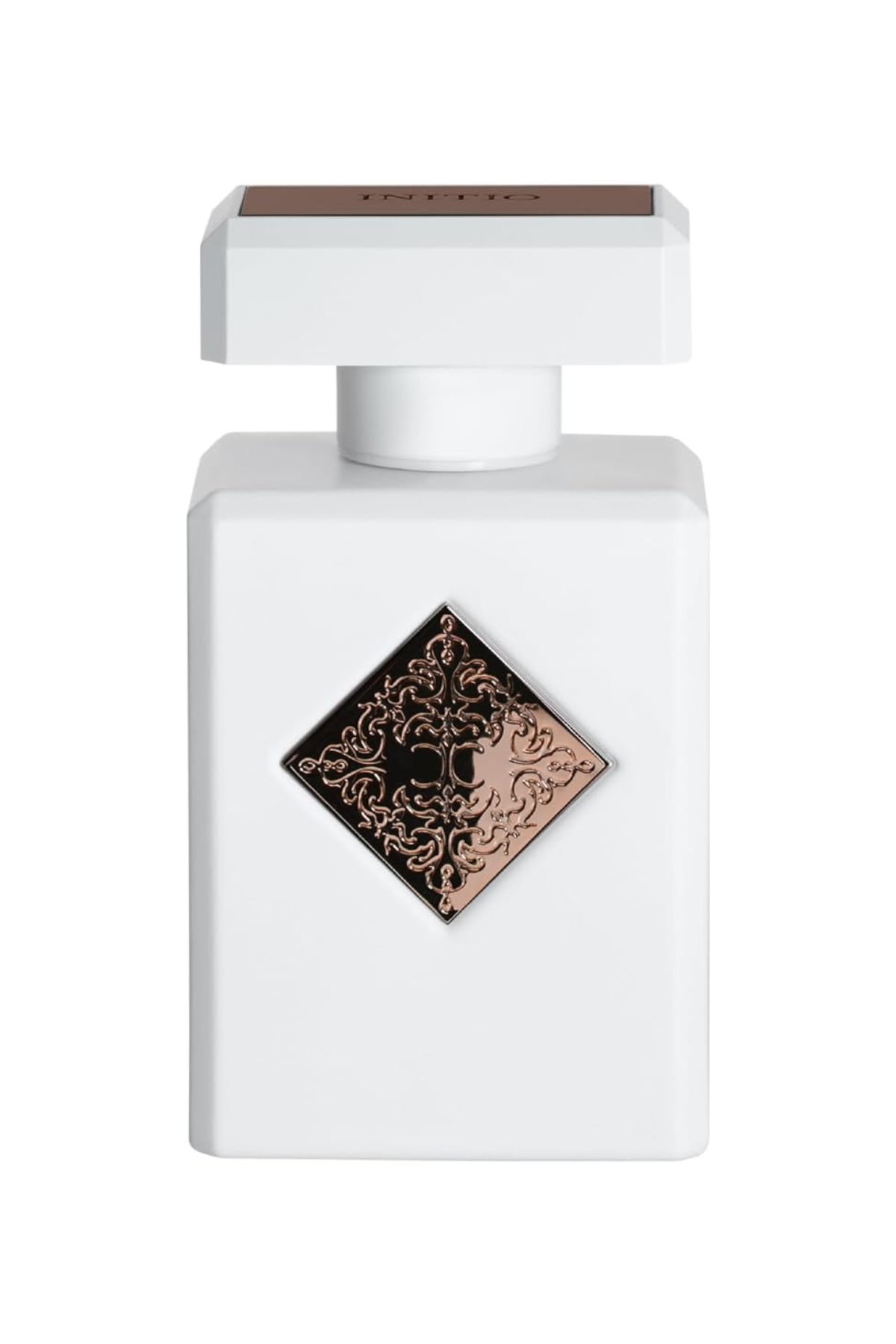 A bottle of Initio Paragon perfume against a white background.