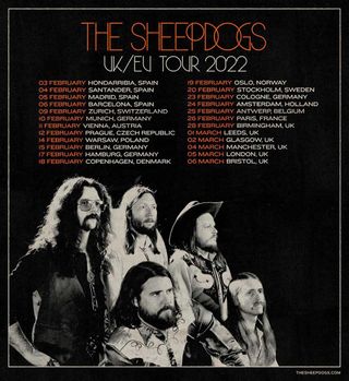 The Sheepdogs tour poster