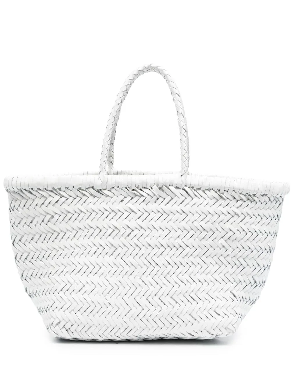 Interwoven Leather Tote Bag | One Size