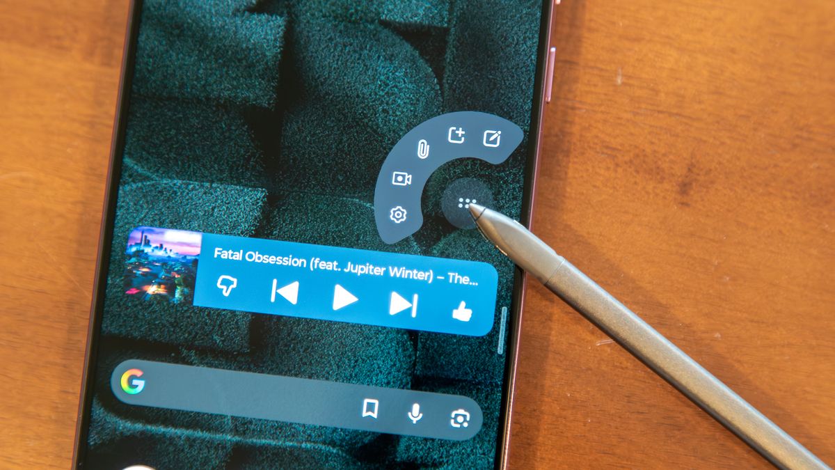 Moto G Stylus 2026 pen menu