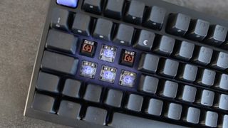 Logitech G512 X gaming keyboard on desk