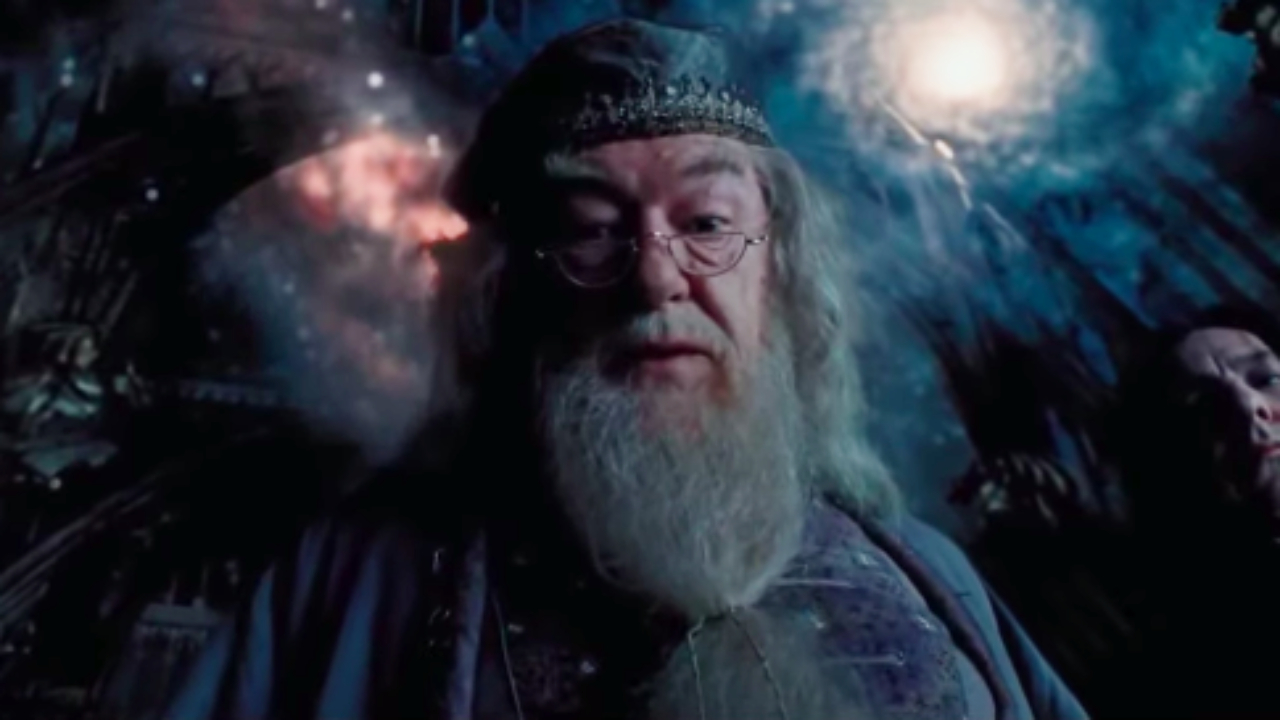 Michael Gambon as Albus Dumbledore in Harry Potter and the Prisoner of Azkaban