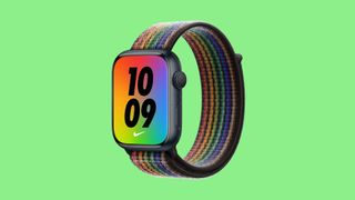 El Apple Watch con la correa del Orgullo 2022