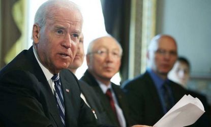 Vice President Joe Biden meets with gun interest groups on Jan. 10.