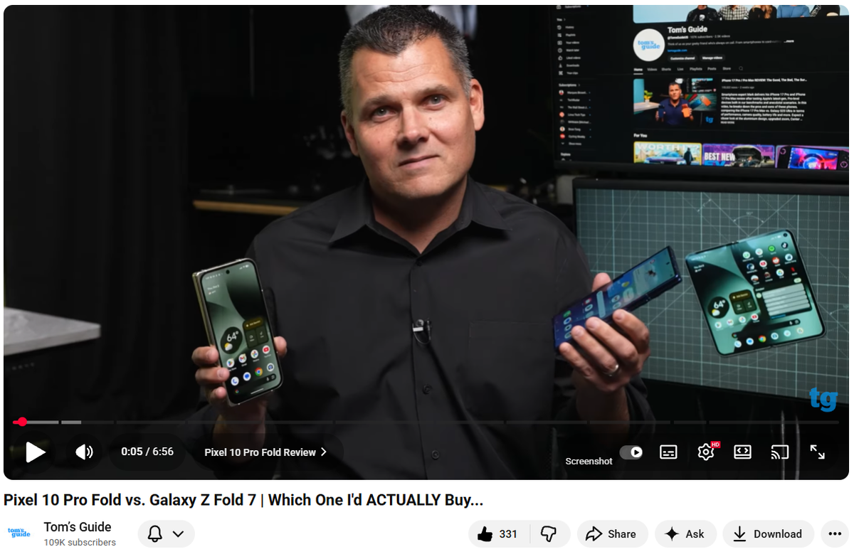 Youtube redesign comparison 10/14/2025