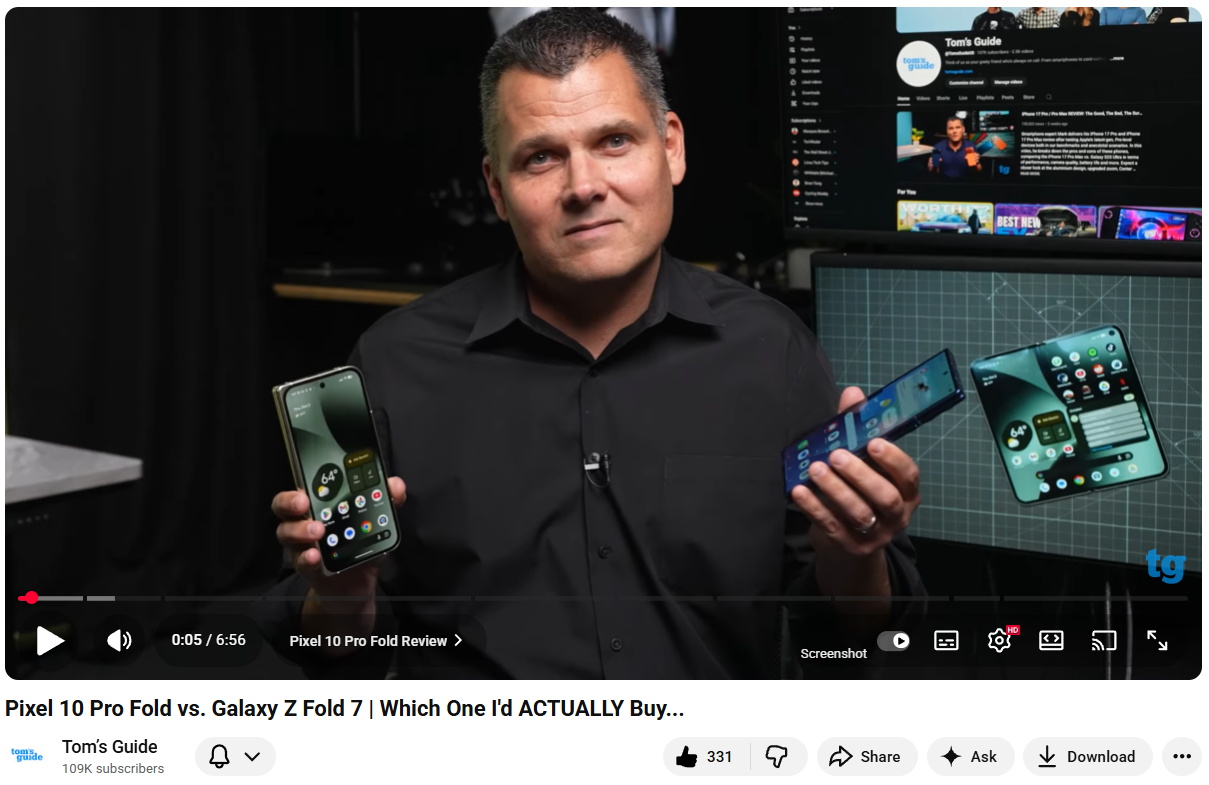 Youtube redesign comparison 10/14/2025
