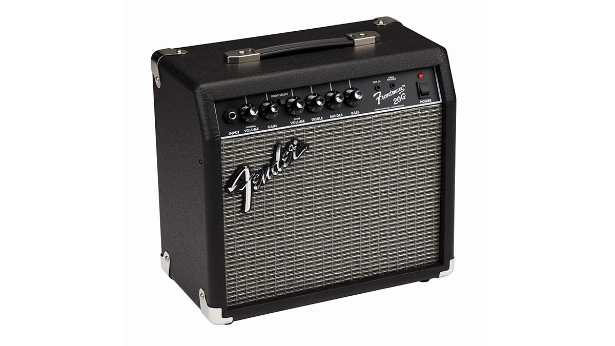 Fender launches compact black panel Frontman 20G practice guitar