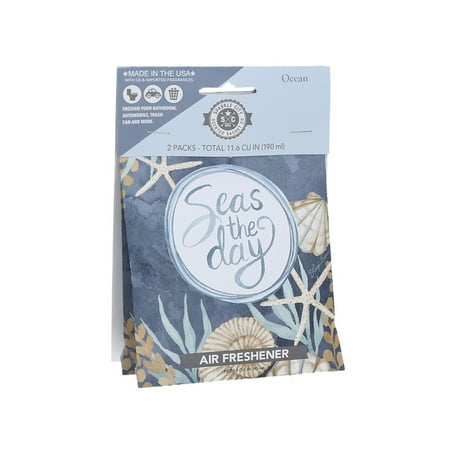 Sparkle City Scented Sachet 2 Pack, Seas the Day