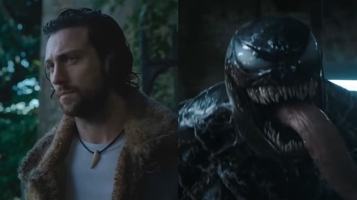 Kraven and Venom side by side