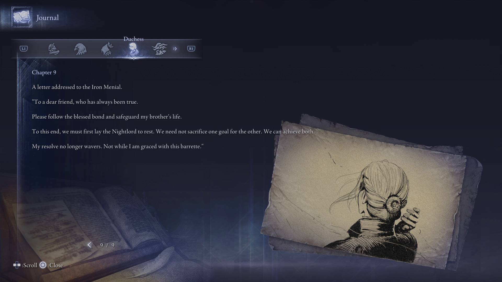 Elden Ring Nightreign Duchess Remembrance quest final chapter of her journal