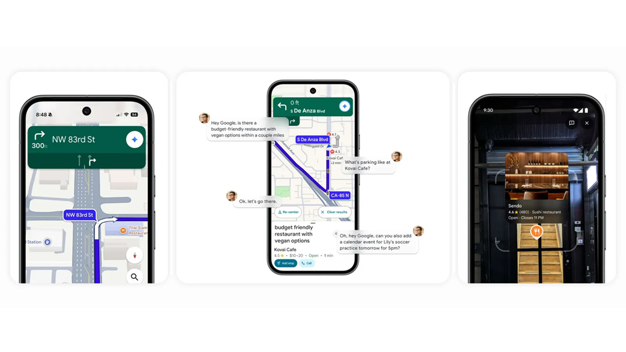 I tried talking to Google Maps with Gemini, and it actually understood what I wanted