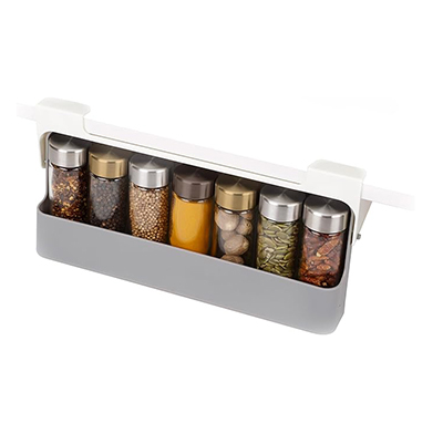 Under shelf spice rack