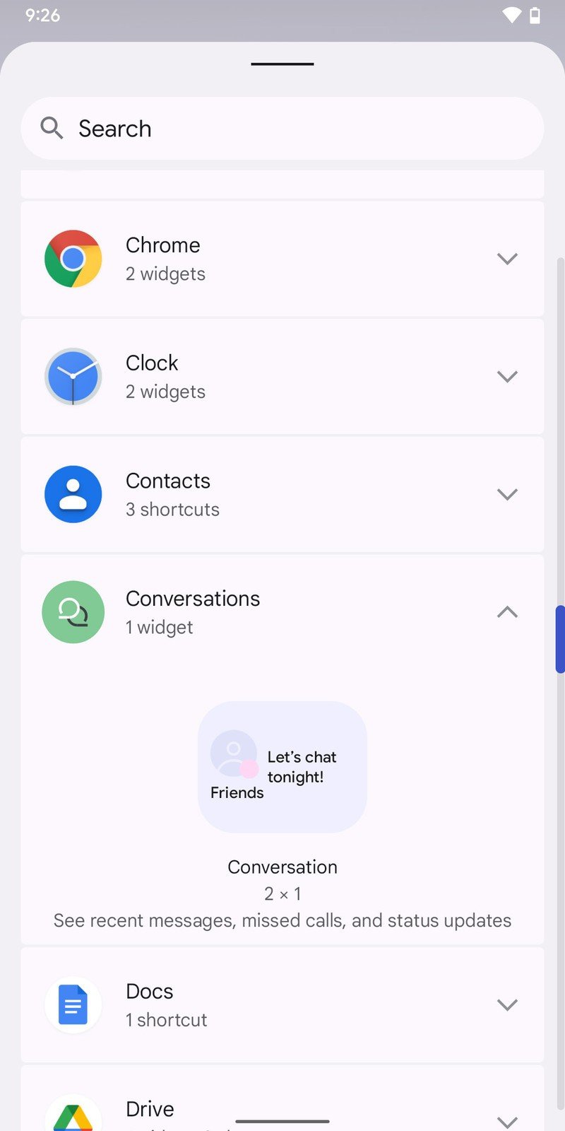 How to use Conversation widgets in Android 12 | Android Central