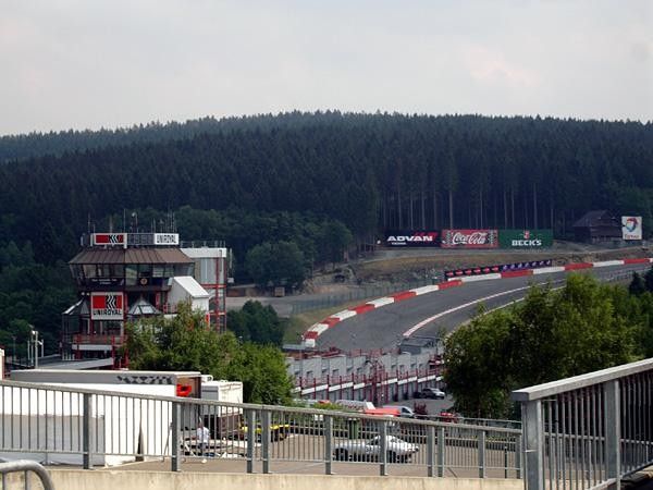 The race track of Spa-Francorchamps