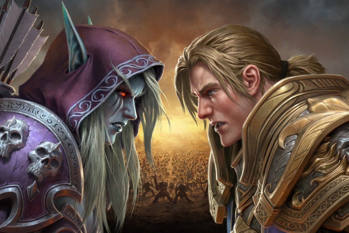 world of warcraft wallpaper horde and alliance