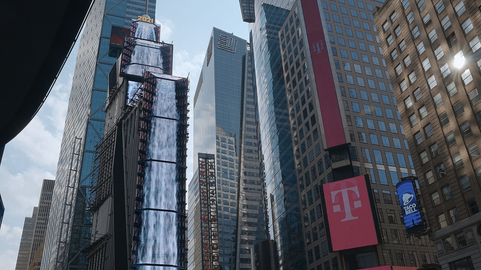 A'strict Waterfall NYC new york public art