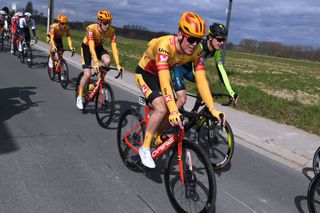 HARELBEKE BELGIUM MARCH 26 Anders Skaarseth of Norway and UNO X Pro Cycling Team during the 64th E3 Saxo Bank Classic 2021 a 2039km race from Harelbeke to Harelbeke E3SaxobankClassic on March 26 2021 in Harelbeke Belgium Photo by Tim de WaeleGetty Images