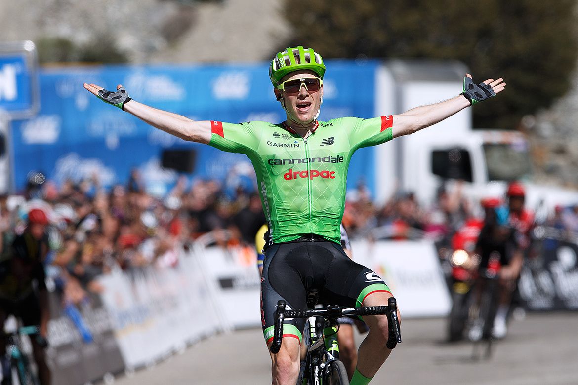 Andrew Talansky grabs the win and celebrates