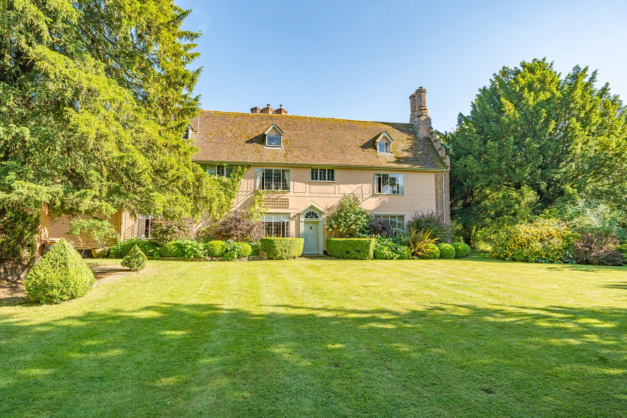Hempnalls Hall in Cotton, near Stowmarket in Suffolk.