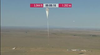 Baumgartner's Balloon Launches