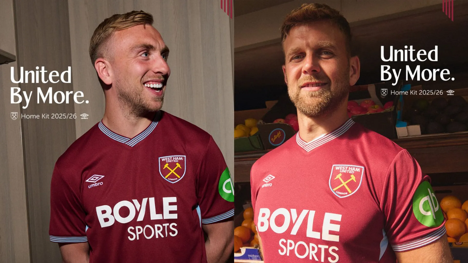 West Ham 2025/26 home shirt