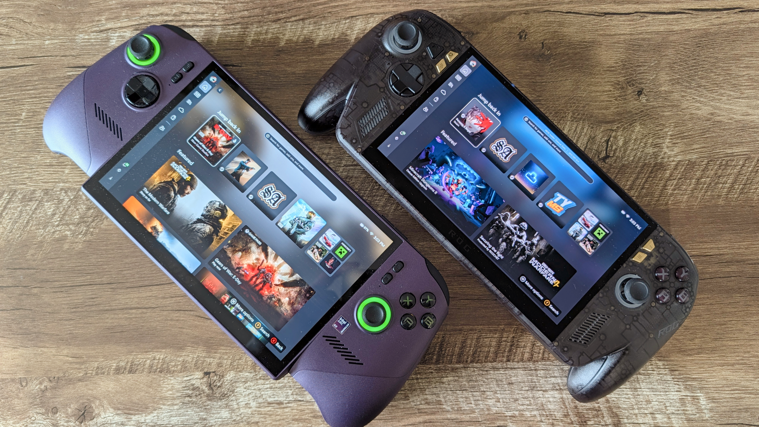 Asus ROG Xbox Ally X20 vs MSI Claw 8 EX AI+