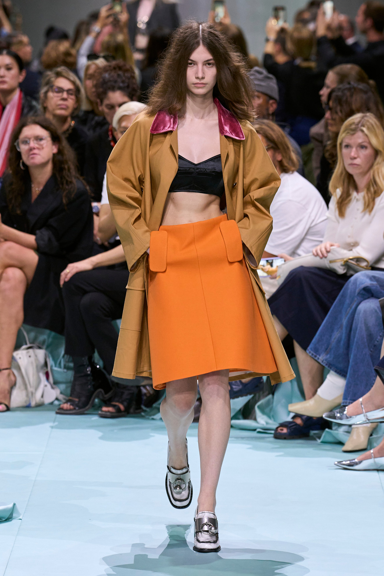 Photos from the spring and summer 2026 show the orange trend.