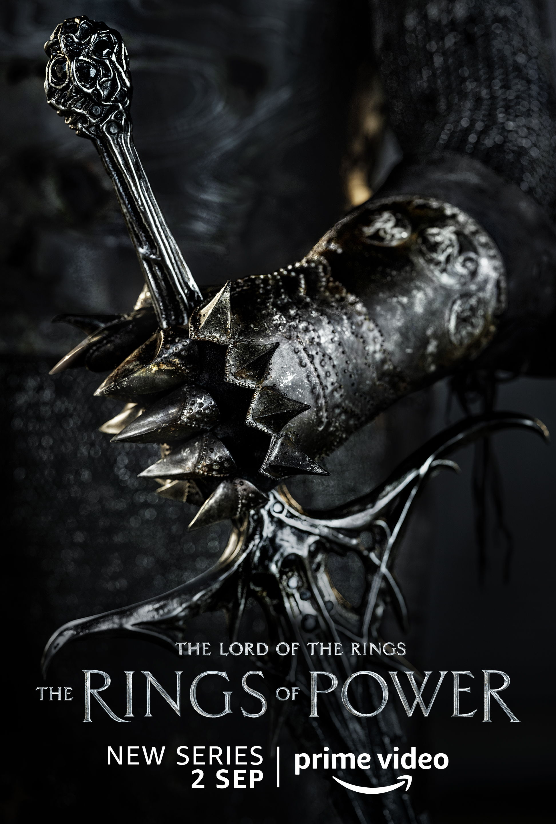 A Sauron character poster for Lord of the Rings: The Rings of Power