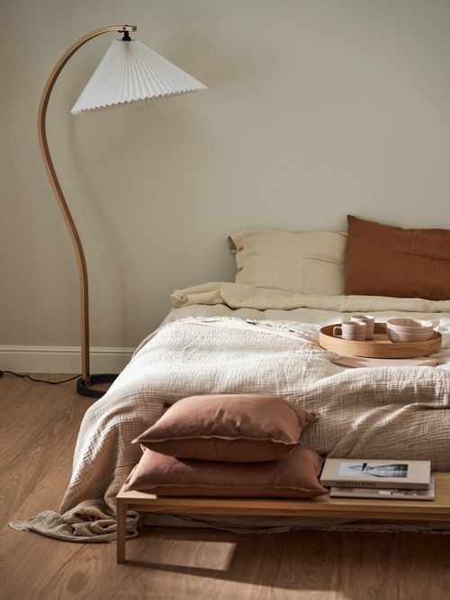 Calm Pillow Case Linen 40x60 Cm, Almond Brown