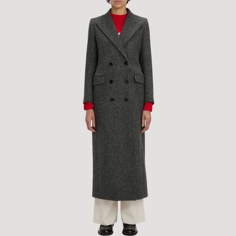 Bella Freud London coat on model 