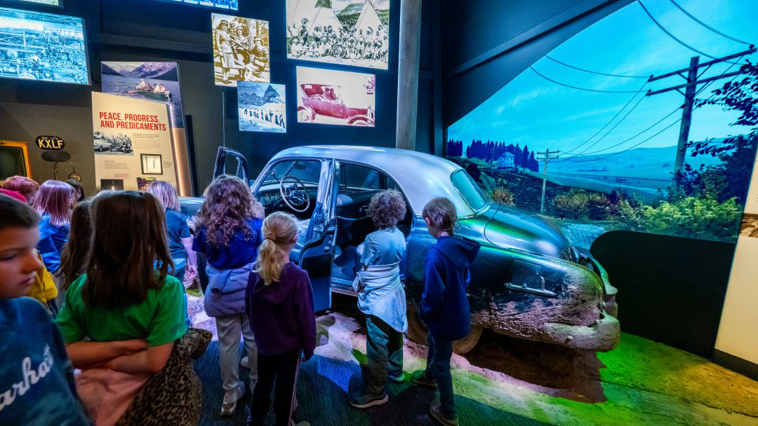 Christie projectors light up exhibits at a Montana museum. 