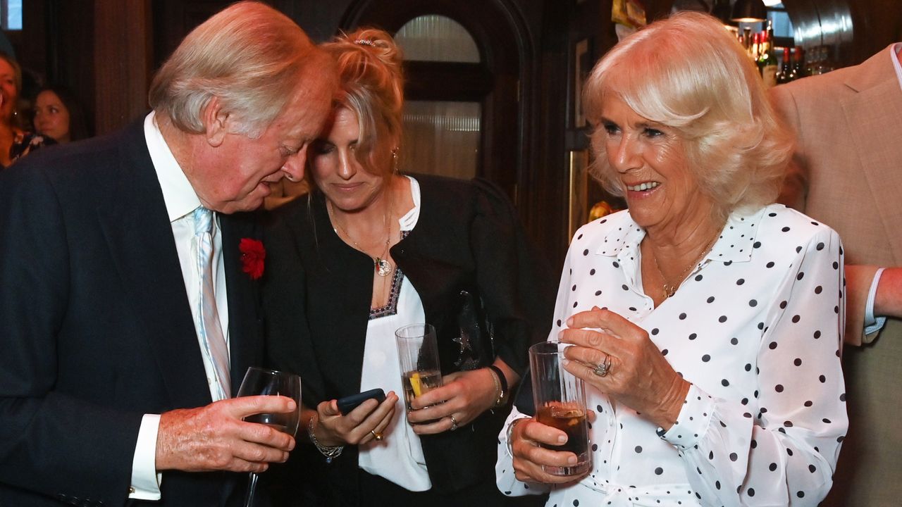 Queen Camilla, Andrew Parker Bowles and Laura Lopes