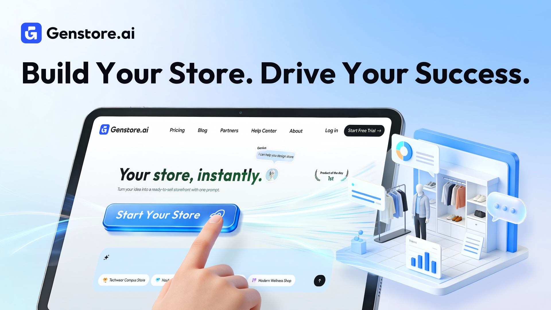 Genstore advertorial image